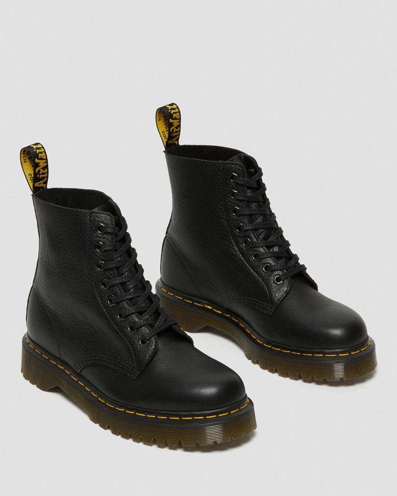 Dr Martens 1460 Pascal Bex Læder Snørestøvler Dame Sort | DK 177KOR